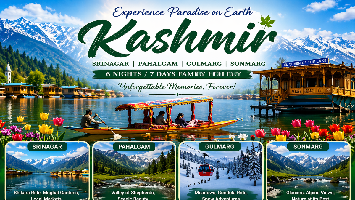🌸 Paradise on Earth Kashmir Tour tour package image 1